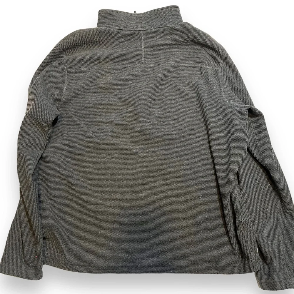 North Face Cap Rock Textured Half Zip Pullover Size XL Gray Sweatshirt.